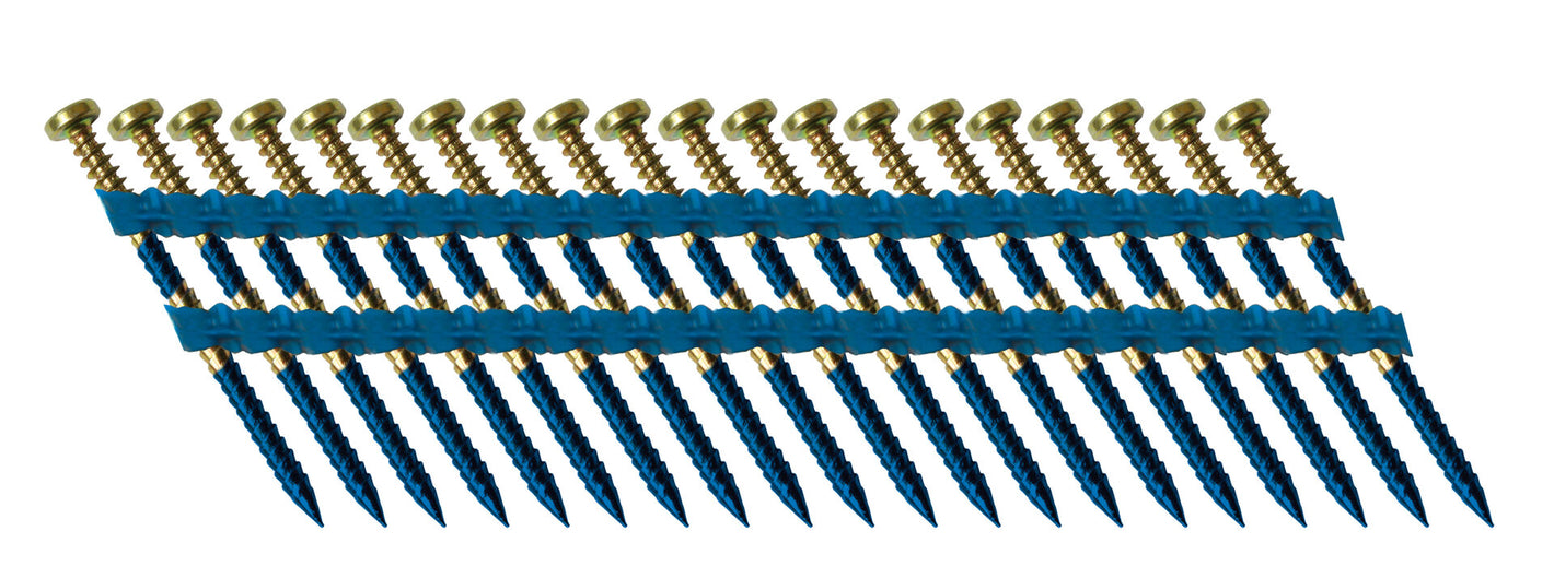 Beck SCRAIL SUBLOC PRO - skrūvnaglas plāksnēs 34° (2.8/3.2 x 57 mm; 1000 gab.; cinkotas)