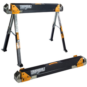 ToughBuilt TB-C700 Sawhorse, Support Stand, Work Table (2 pcs.)
