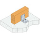 CE Certified Corner Angle Bracket (AB70 - 70mm; AB90 - 88mm; AB105 - 103mm)