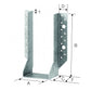 Beam Shoe - External Fastener (76 x 122 / 182 mm)