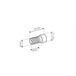 Cabineo 8 M6 Furniture Connector (White)