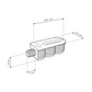 Cabineo 8 M6 Furniture Connector (White)