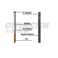 Construction Nails in Strip 2.8x65 mm; 34°; Hot-Dip Galvanized; Adhesive Coated; Grooved (2000 pcs) - SENCO