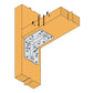 CE Certified Reinforced Corner Angle Bracket with Rib (ABR7015 - 70mm; ABR9020 - 88mm; ABR10525 - 105mm)