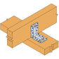 CE Certified Reinforced Corner Angle Bracket with Rib (ABR7015 - 70mm; ABR9020 - 88mm; ABR10525 - 105mm)