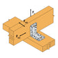 CE Certified Reinforced Corner Angle Bracket with Rib (ABR7015 - 70mm; ABR9020 - 88mm; ABR10525 - 105mm)