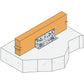 CE Certified Corner Angle Bracket (63 x 35 x 180 mm; BNV33)