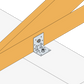 CE Certified Reinforced Angle Bracket with Rib (E5/1.5 / E5/2 / E14/2 / E19/3)
