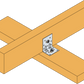 CE Certified Reinforced Angle Bracket with Rib (E5/1.5 / E5/2 / E14/2 / E19/3)