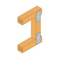 Nail Plate, Hole Plate (CE Certified; 2 mm Thick)