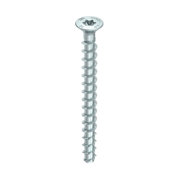 HECO MMS-plus - Concrete Screw with Countersunk Head / TX40 (7.5 x 140 mm) (50 pcs)