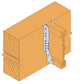 IUSE239/48 - Double Beam Holder (239 x 48 x 1.2 mm)