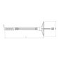 Insulation Anchor with Metal Nail 10x260mm (60mm Plate, Short Expansion Zone)