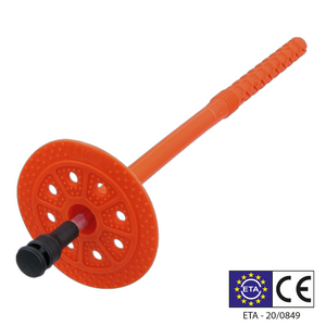 Insulation Anchor with Metal Nail 10x200mm (60mm Plate)