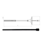 Insulation Anchor with Plastic Nail 10x200mm (60mm Plate)