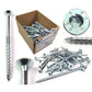 Skrūves kokam 5 X 50-120mm (TORX 25, cinkotas CR3+ZN, gremdgalva, 200 gab., 4PRO )