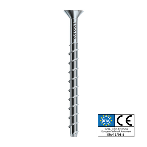Rock Concrete Screw with Countersunk Head (7.5x140mm; TORX 40)