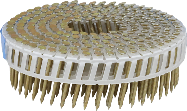 Hot-Dip Galvanized Ribbed Nails in Rolls for Cladding (2.3 x 50 mm; 15°; HDG; 5250 pcs.)