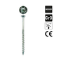 Skrūves kokam 6 X 60-200mm (TORX 30, cinkotas CR3+ZN, gremdgalva, 100–200 gab., 4PRO )