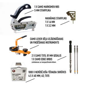 Deck Installation PRO Kit – Complete Solution for Professional Hidden Fastening