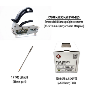 Deck Installation Starter Kit – Tools, Screws, and Bit
